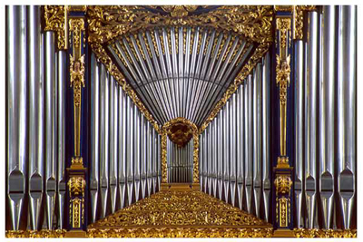 Organ detail, Innsbruck Cathedral